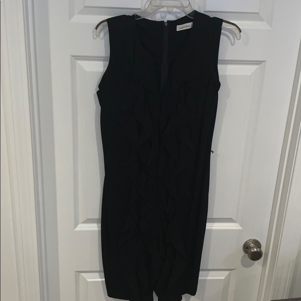 Calvin Klein Ruffle Dress